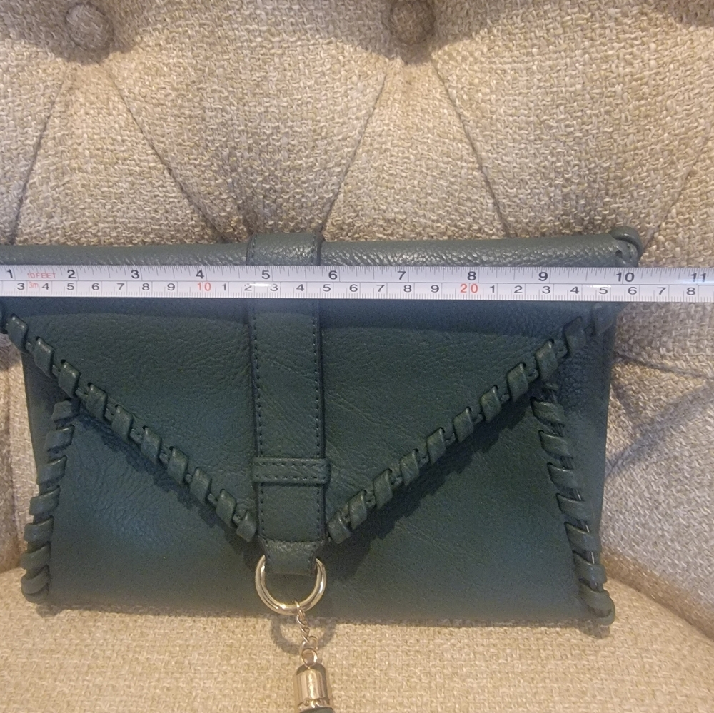 Francesca's dark green clutch - Picture 4 of 4